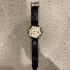 Men’s Shinola Runwell Watch, Black Band